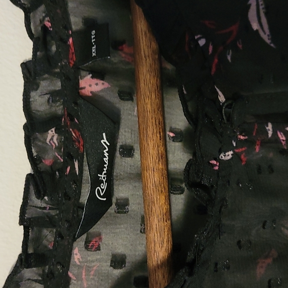 Reitmans Black and pink above the knee dress - Picture 3 of 6